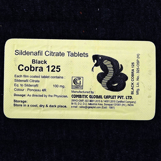 Black cobra 125 by Combitic Global Caplet Pvt Ltd (India).