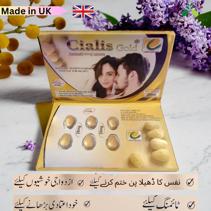 Cialis Gold 20mg 6 Tablet BOOK