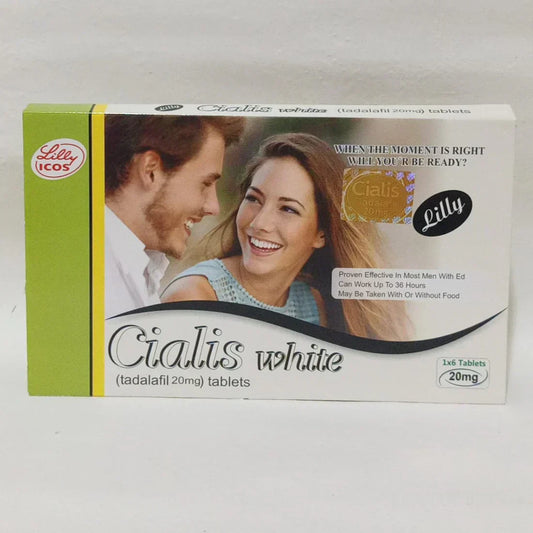 Cialis White 20mg 6 Tablets
